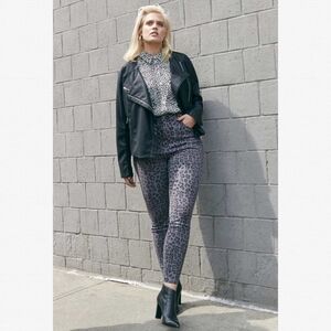 NWT Good Legs High Waist Skinny Leopard Jeans